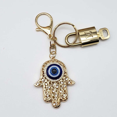 100% Auth Louis Vuitton Lock & Key with unbranded Bagcharm, Keycharm, Keychain - Luxury Cheaper LLC