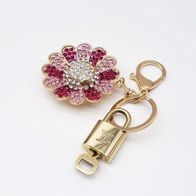 100% Auth Louis Vuitton Lock & Key with unbranded Bagcharm, Keycharm, Keychain - Luxury Cheaper LLC