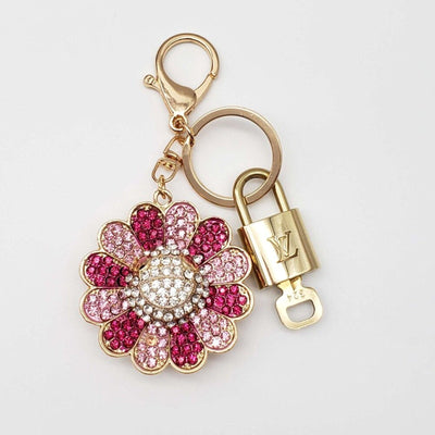 100% Auth Louis Vuitton Lock & Key with unbranded Bagcharm, Keycharm, Keychain - Luxury Cheaper LLC