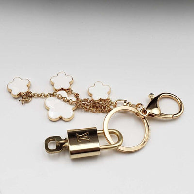 100% Auth Louis Vuitton Lock & Key with unbranded Bagcharm, Keycharm, Keychain - Luxury Cheaper LLC