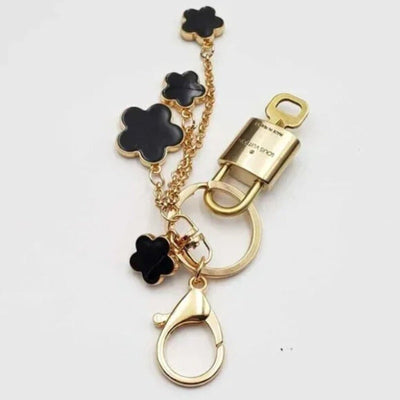 100% Auth Louis Vuitton Lock & Key with unbranded Bagcharm, Keycharm, Keychain - Luxury Cheaper LLC