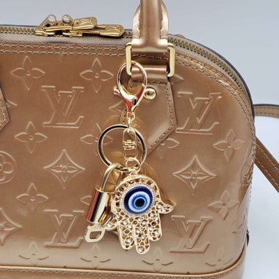 100% Auth Louis Vuitton Lock & Key with unbranded Bagcharm, Keycharm, Keychain - Luxury Cheaper LLC