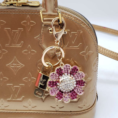 100% Auth Louis Vuitton Lock & Key with unbranded Bagcharm, Keycharm, Keychain - Luxury Cheaper LLC