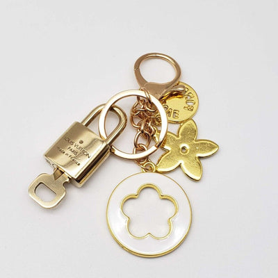 100% Auth Louis Vuitton Lock & Key with unbranded Bagcharm, Keycharm, Keychain - Luxury Cheaper LLC