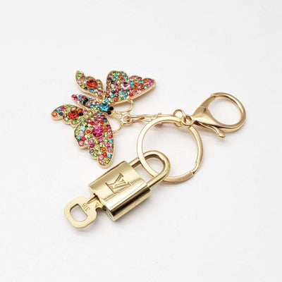 100% Auth Louis Vuitton Lock & Key with unbranded Bagcharm, Keycharm, Keychain - Luxury Cheaper LLC