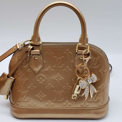 100% Auth Louis Vuitton Lock & Key with unbranded Bagcharm, Keycharm, Keychain - Luxury Cheaper LLC