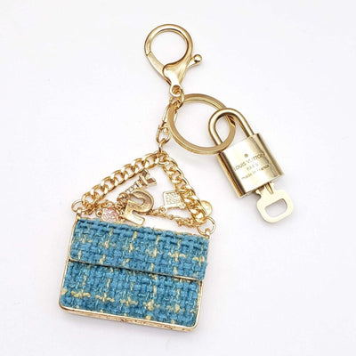 100% Auth Louis Vuitton Lock & Key with unbranded Bagcharm, Keycharm, Keychain - Luxury Cheaper LLC