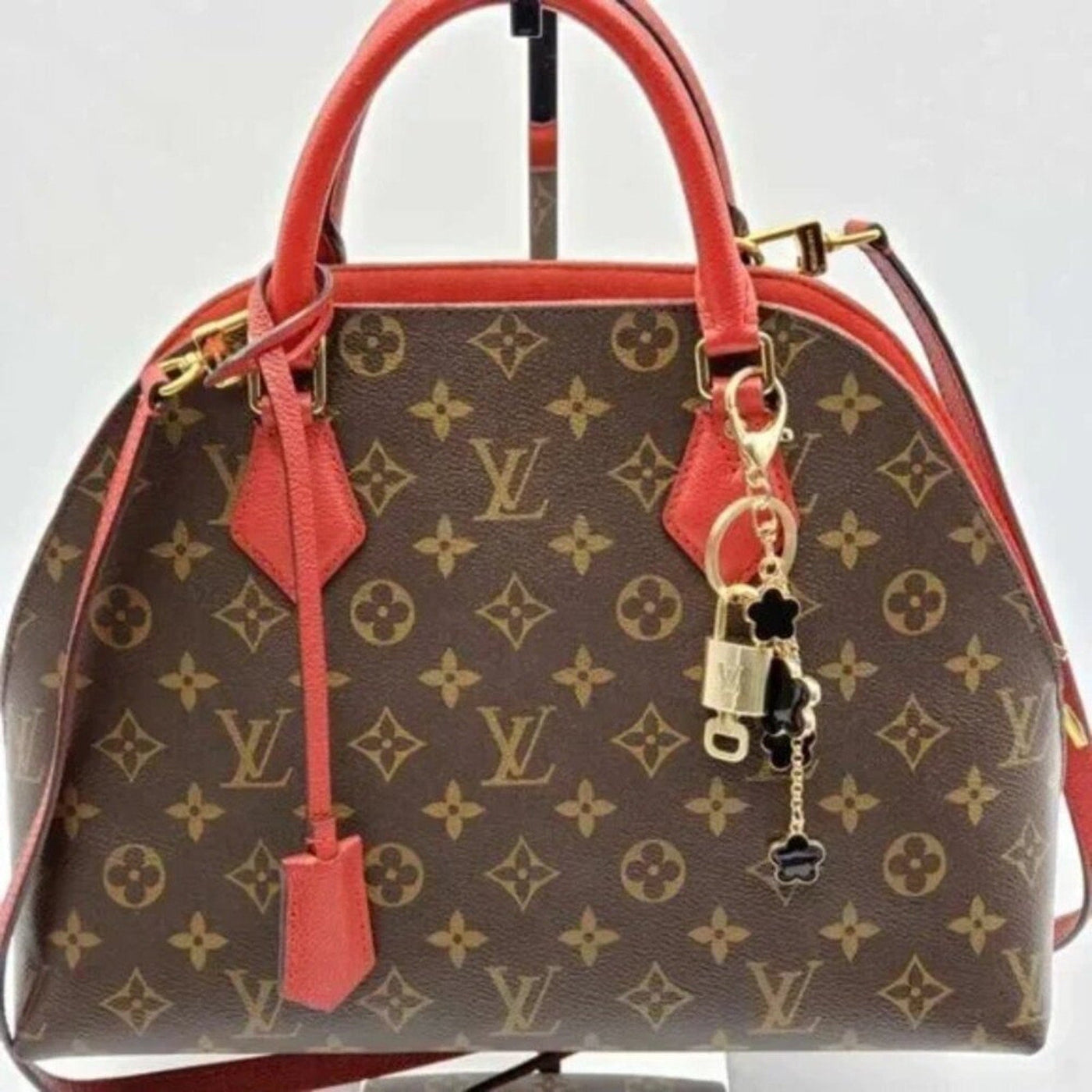 100% Auth Louis Vuitton Lock & Key with unbranded Bagcharm, Keycharm, Keychain - Luxury Cheaper LLC