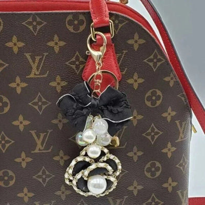 100% Auth Louis Vuitton Lock & Key with unbranded Bagcharm, Keycharm, Keychain - Luxury Cheaper LLC