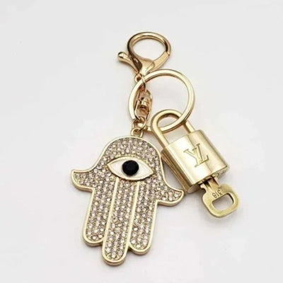 100% Auth Louis Vuitton Lock & Key with unbranded Bagcharm, Keycharm, Keychain - Luxury Cheaper LLC