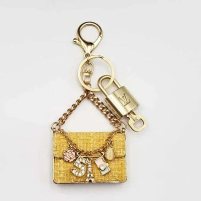 100% Auth Louis Vuitton Lock & Key with unbranded Bagcharm, Keycharm, Keychain - Luxury Cheaper LLC