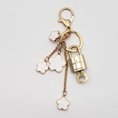 100% Auth Louis Vuitton Lock & Key with unbranded Bagcharm, Keycharm, Keychain - Luxury Cheaper LLC