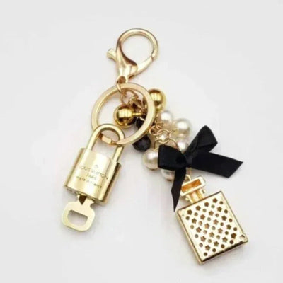 100% Auth Louis Vuitton Lock & Key with unbranded Bagcharm, Keycharm, Keychain - Luxury Cheaper LLC