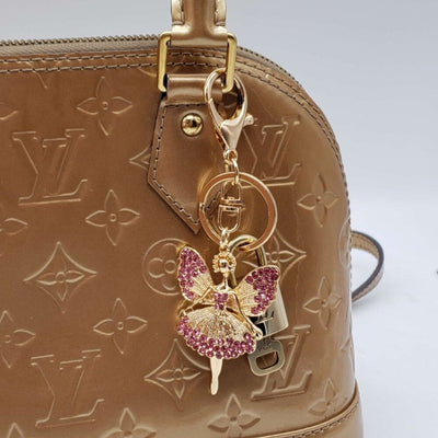 100% Auth Louis Vuitton Lock & Key with unbranded Bagcharm, Keycharm, Keychain - Luxury Cheaper LLC