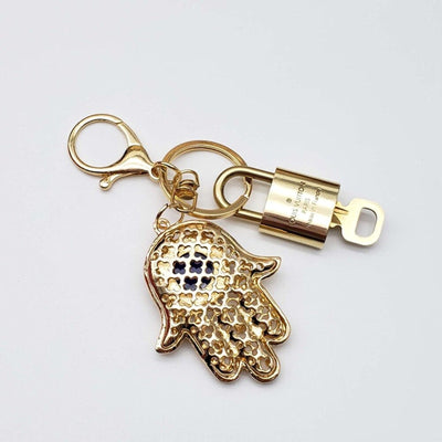 100% Auth Louis Vuitton Lock & Key with unbranded Bagcharm, Keycharm, Keychain - Luxury Cheaper LLC