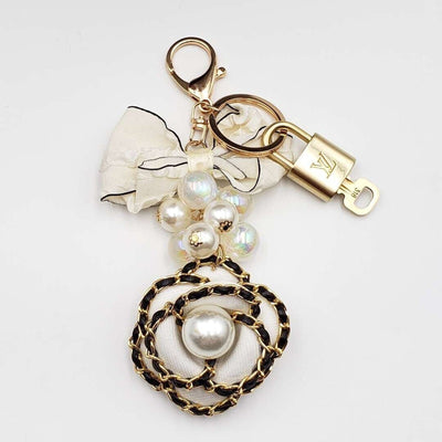 100% Auth Louis Vuitton Lock & Key with unbranded Bagcharm, Keycharm, Keychain - Luxury Cheaper LLC