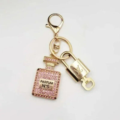 100% Auth Louis Vuitton Lock & Key with unbranded Bagcharm, Keycharm, Keychain - Luxury Cheaper LLC