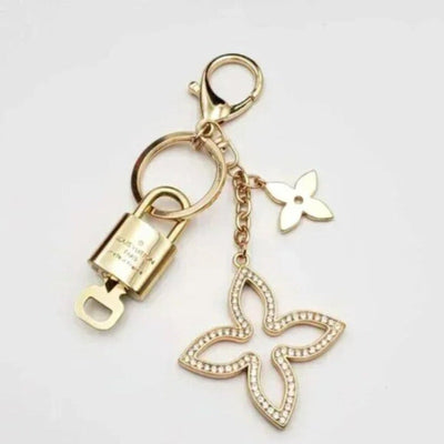 100% Auth Louis Vuitton Lock & Key with unbranded Bagcharm, Keycharm, Keychain - Luxury Cheaper LLC