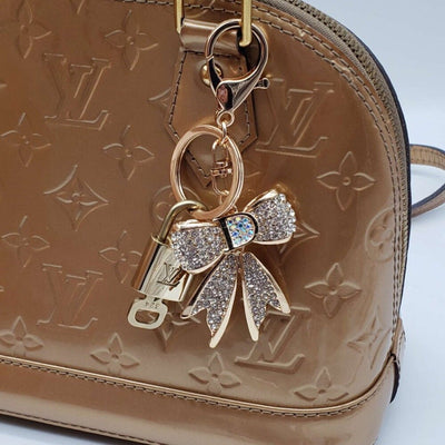 100% Auth Louis Vuitton Lock & Key with unbranded Bagcharm, Keycharm, Keychain - Luxury Cheaper LLC