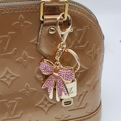 100% Auth Louis Vuitton Lock & Key with unbranded Bagcharm, Keycharm, Keychain - Luxury Cheaper LLC