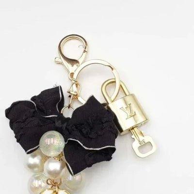 100% Auth Louis Vuitton Lock & Key with unbranded Bagcharm, Keycharm, Keychain - Luxury Cheaper LLC