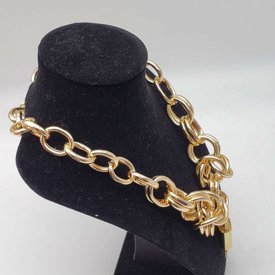 100% Auth Louis Vuitton Lock & Key with Unbranded Gold Plated Chain Necklace - Luxury Cheaper LLC