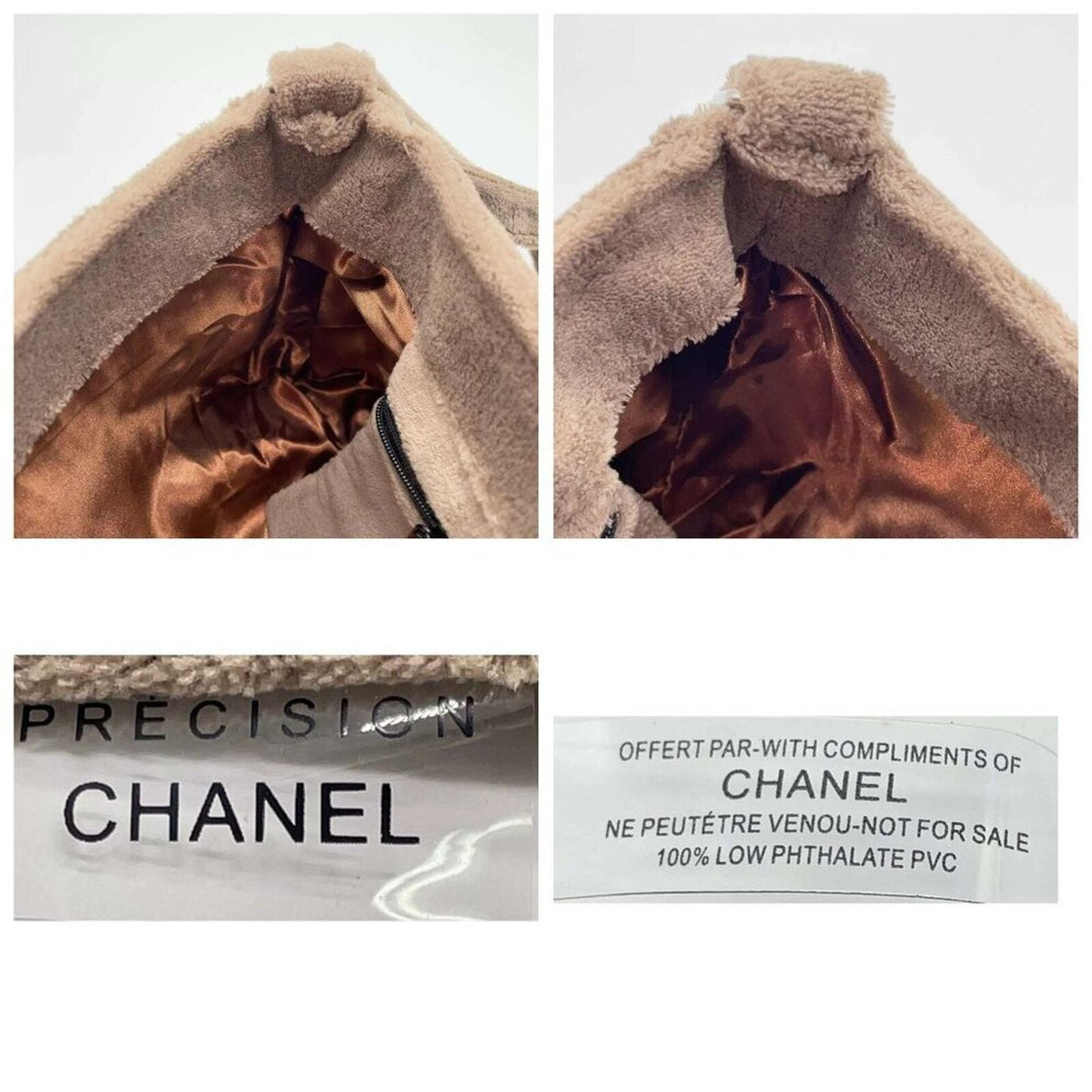 100% Authentic Chanel Precision Novelty Pile Coco Mark Beige Shoulder bag - Luxury Cheaper LLC