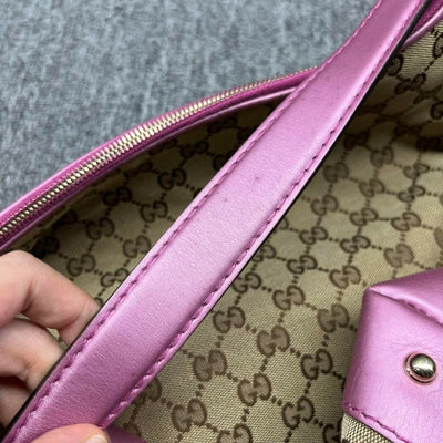 100% Authentic Gucci GG Bree Leather Tote Bag - Luxury Cheaper LLC