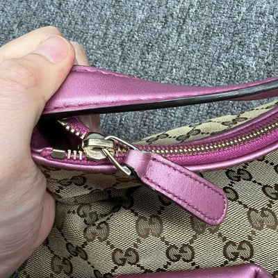 100% Authentic Gucci GG Bree Leather Tote Bag - Luxury Cheaper LLC