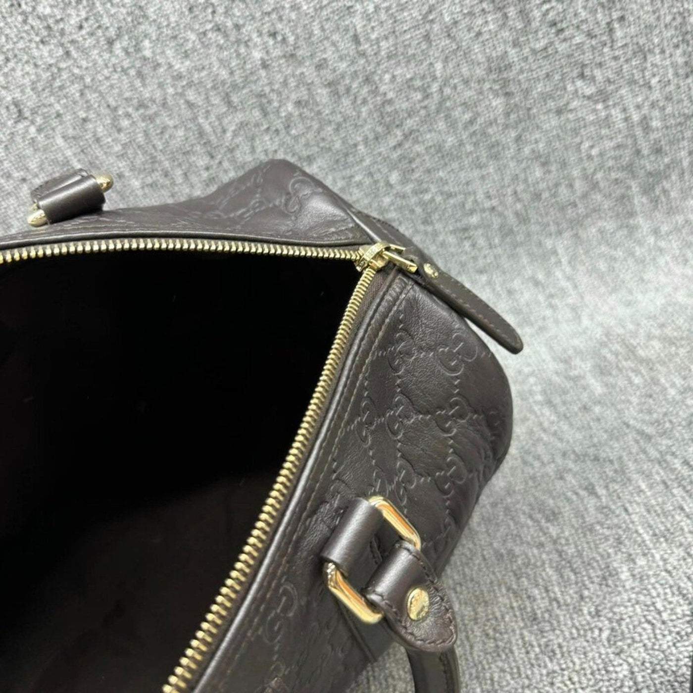 100% Authentic Gucci Guccissima Boston Shoulder Bag - Luxury Cheaper LLC