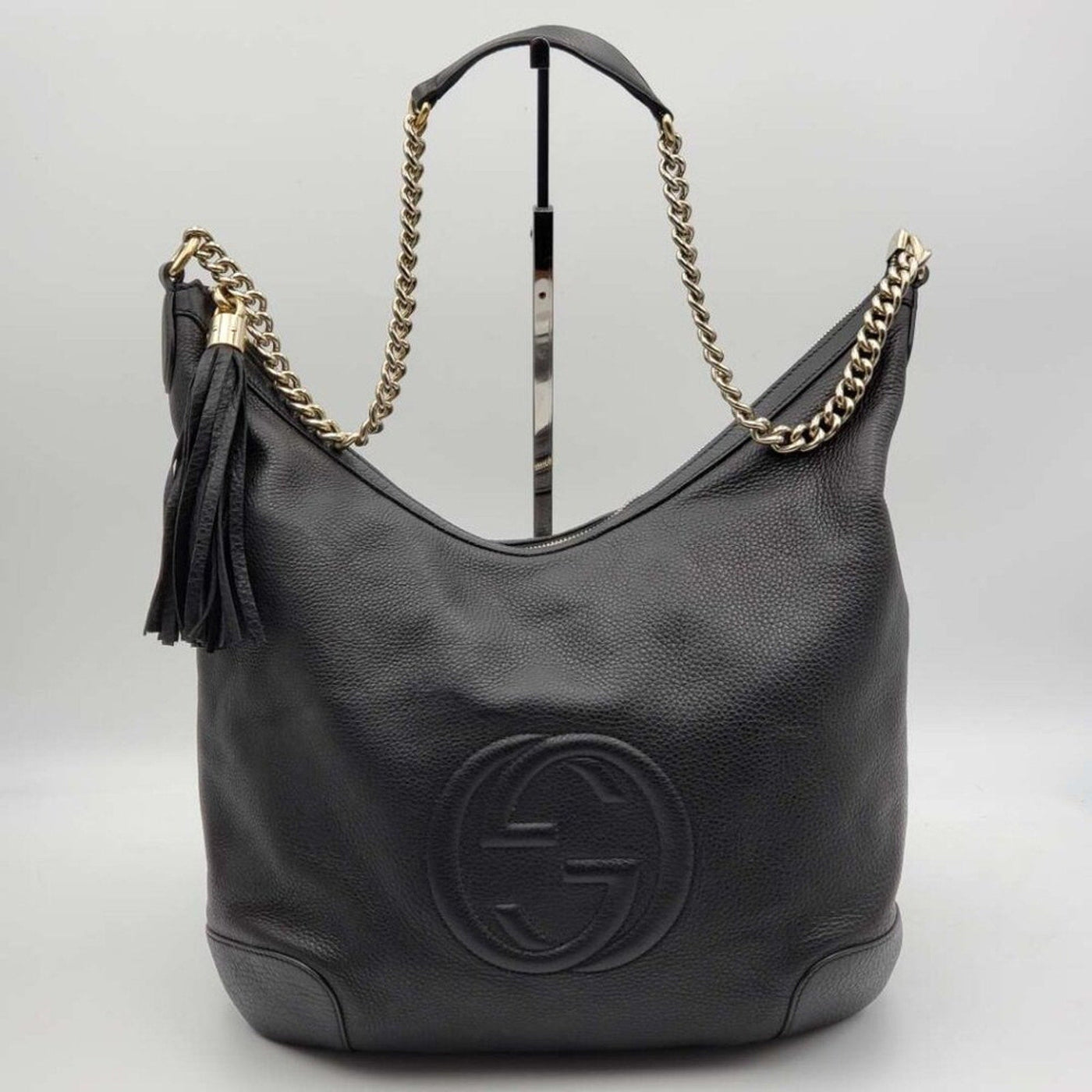 100% Authentic Gucci Leather Shoulder Bag - Luxury Cheaper LLC