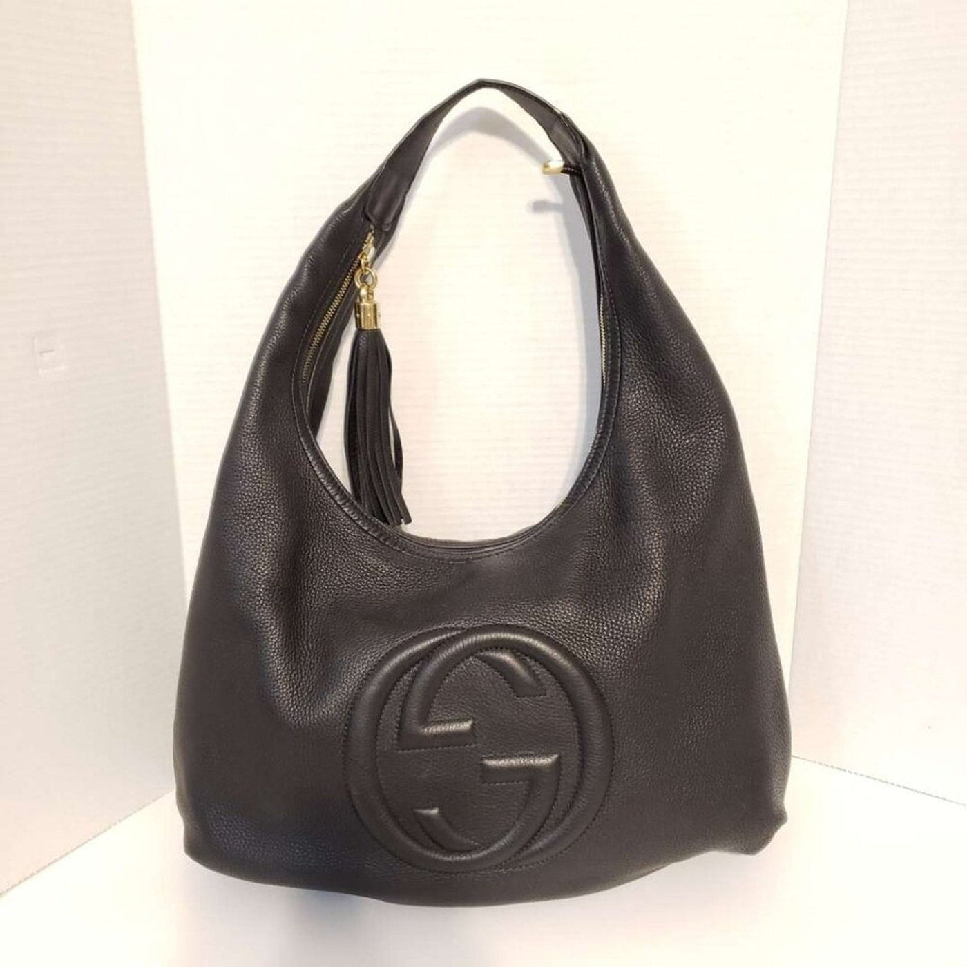 100% Authentic GUCCI Soho Leather Shoulder Bag - Luxury Cheaper LLC