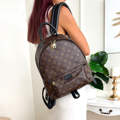 100% Authentic Louis Vuitton Backpack Palm Springs MM Monogram FL2158 - Luxury Cheaper LLC