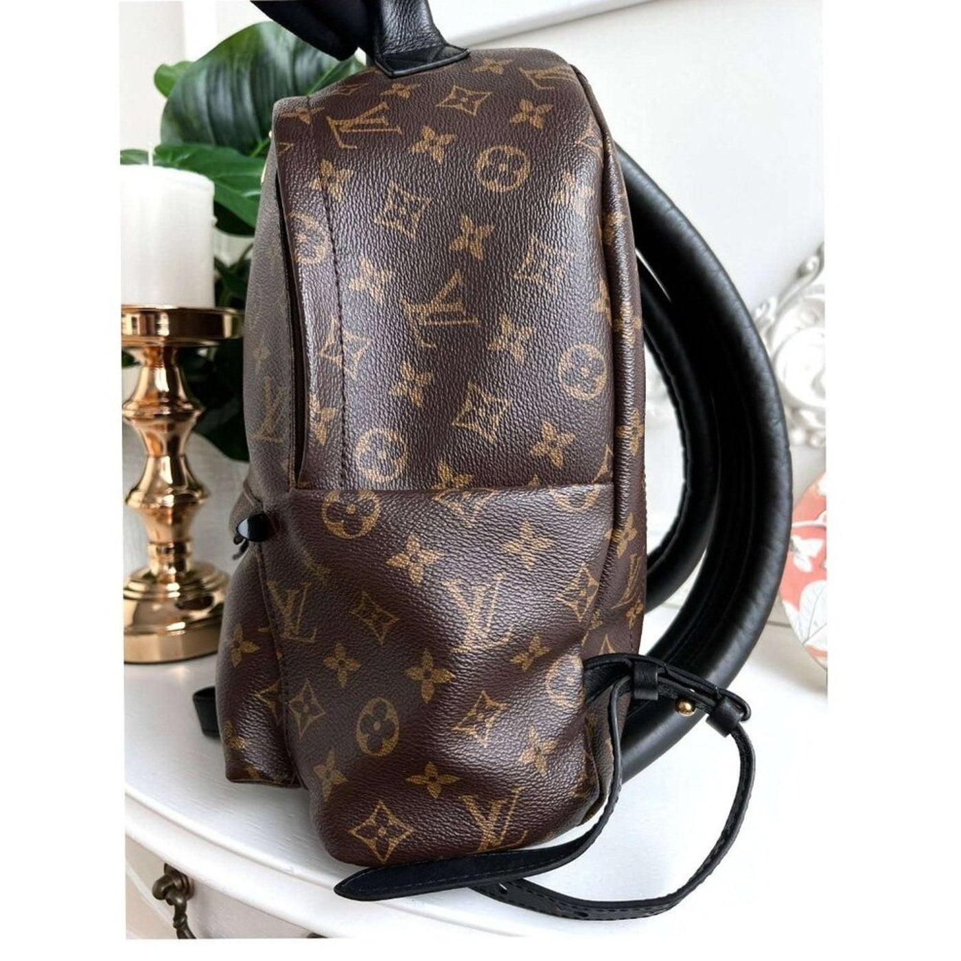 100% Authentic Louis Vuitton Backpack Palm Springs MM Monogram FL2158 - Luxury Cheaper LLC