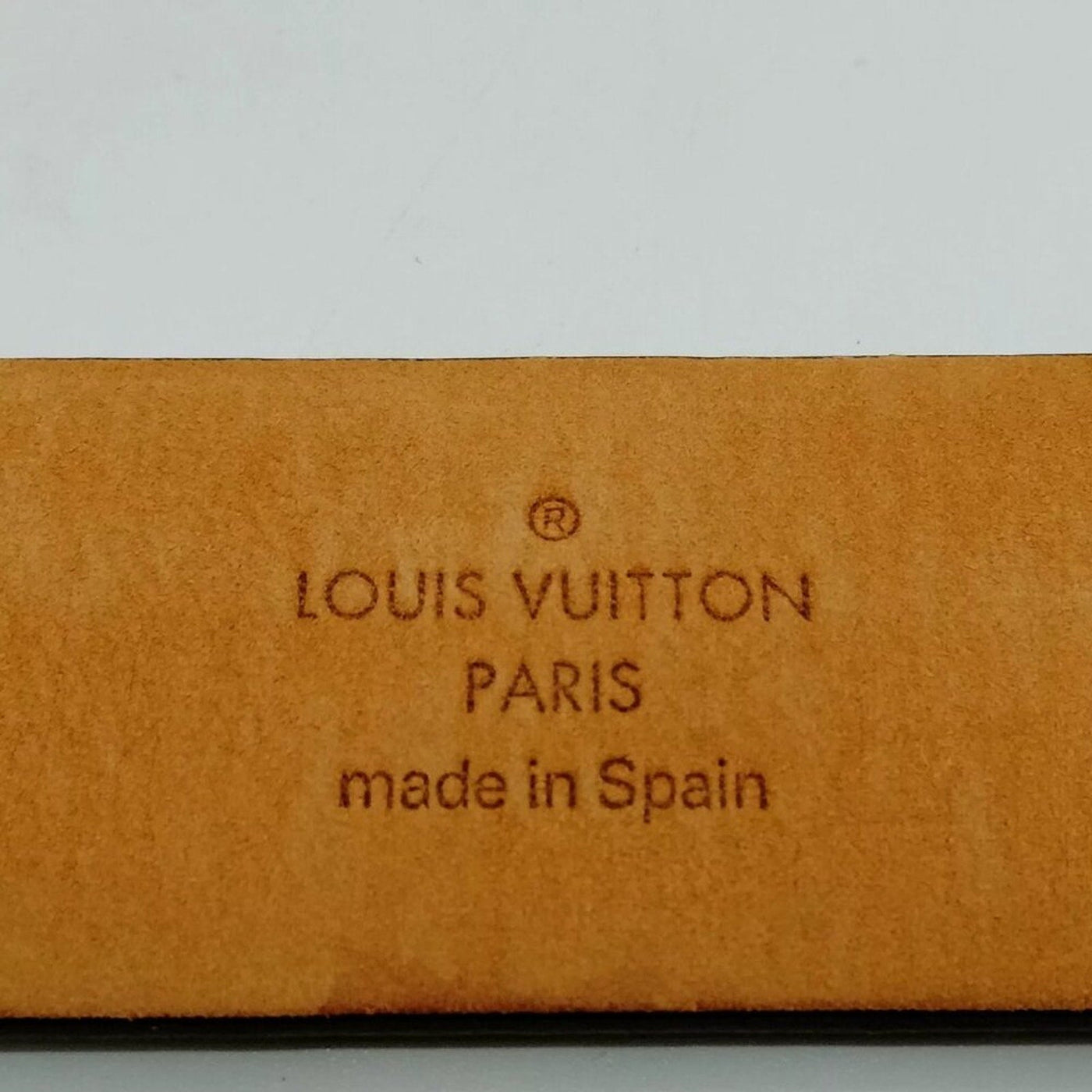 100% Authentic Louis Vuitton Belt Browns Damier Ebene - Luxury Cheaper LLC