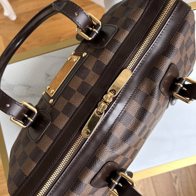 100% Authentic Louis Vuitton Berkeley Damier Ebene Satchel Handbag FL3089 - Luxury Cheaper LLC