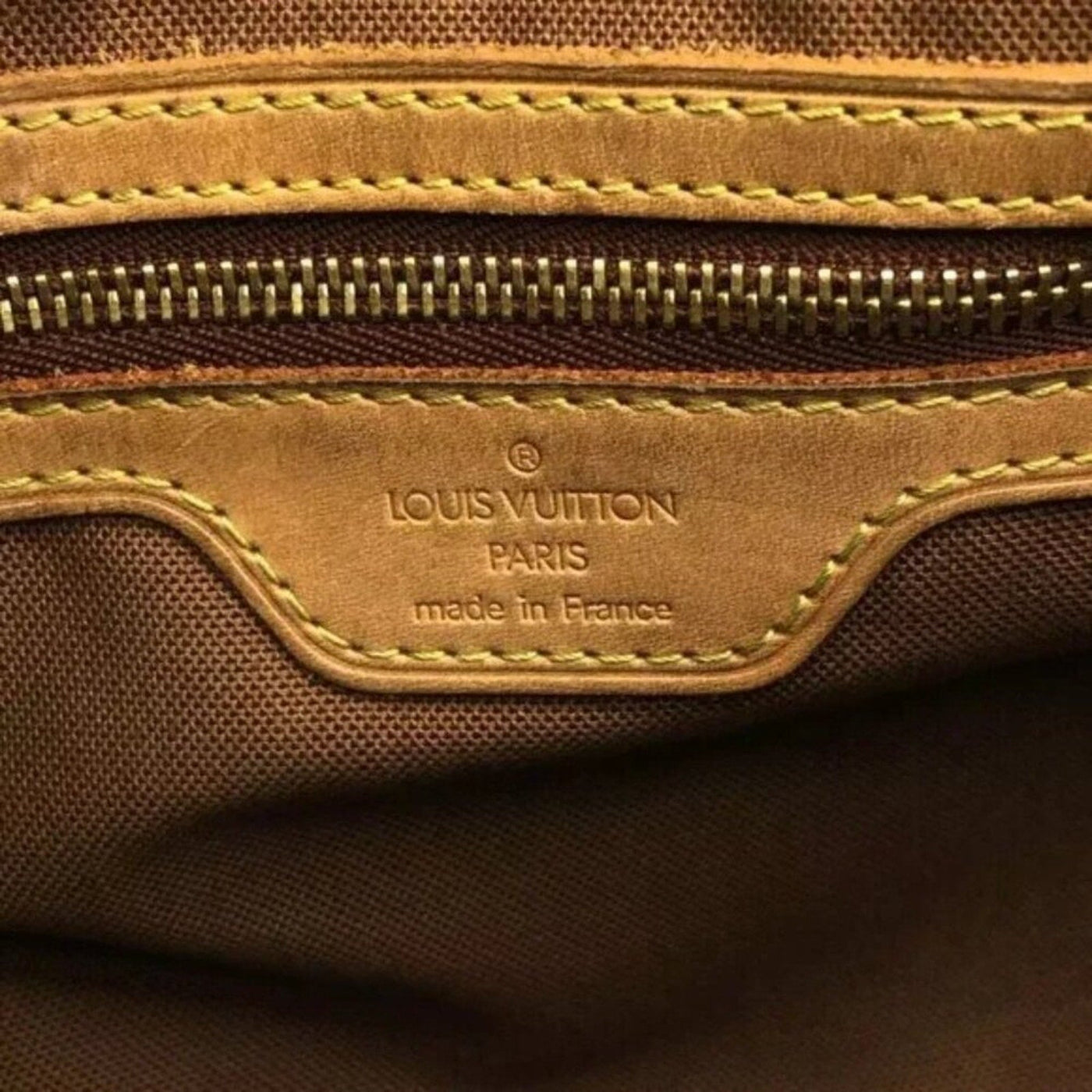 100% Authentic LOUIS VUITTON Cabas Piano Brown Monogram Shoulder Bag - Luxury Cheaper LLC