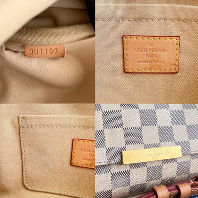 100% Authentic Louis Vuitton Favorite MM Azue Damier Crossbody Clutch Bag DU1107 - Luxury Cheaper LLC