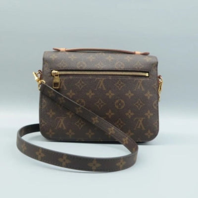 100% Authentic Louis Vuitton Metis Brown Monogram Canvas Satchel Bag - Luxury Cheaper LLC