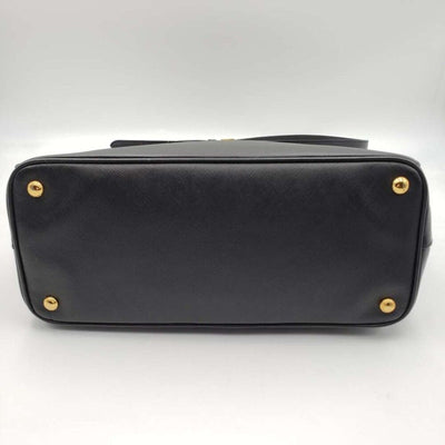 100% Authentic Prada Galleria Black Leather Shoulder Bag - Luxury Cheaper LLC