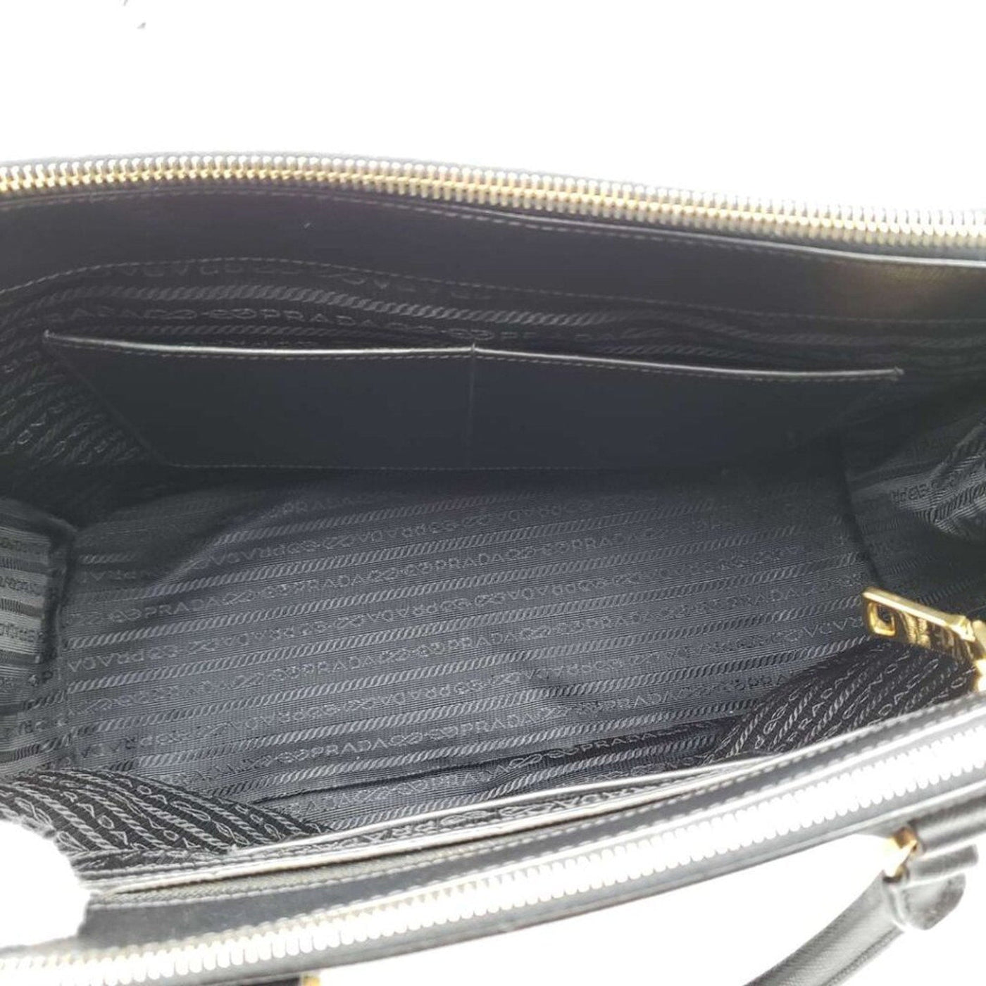 100% Authentic Prada Galleria Black Leather Shoulder Bag - Luxury Cheaper LLC