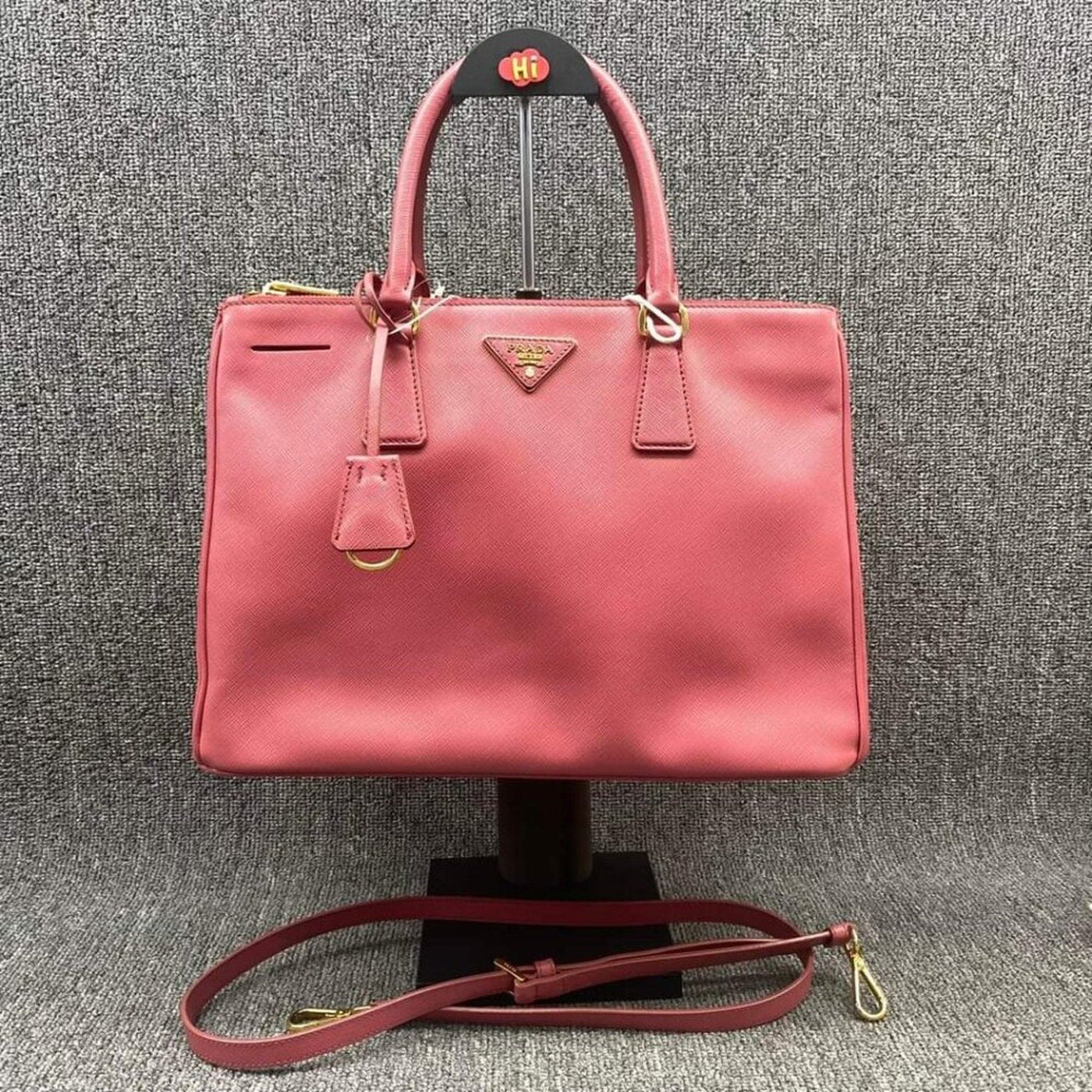 100% Authentic PRADA Galleria Leather Satchel - Luxury Cheaper LLC