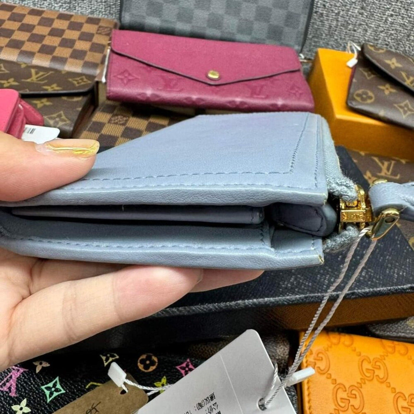 100% Authentic Prada Leather Wallet - Luxury Cheaper LLC