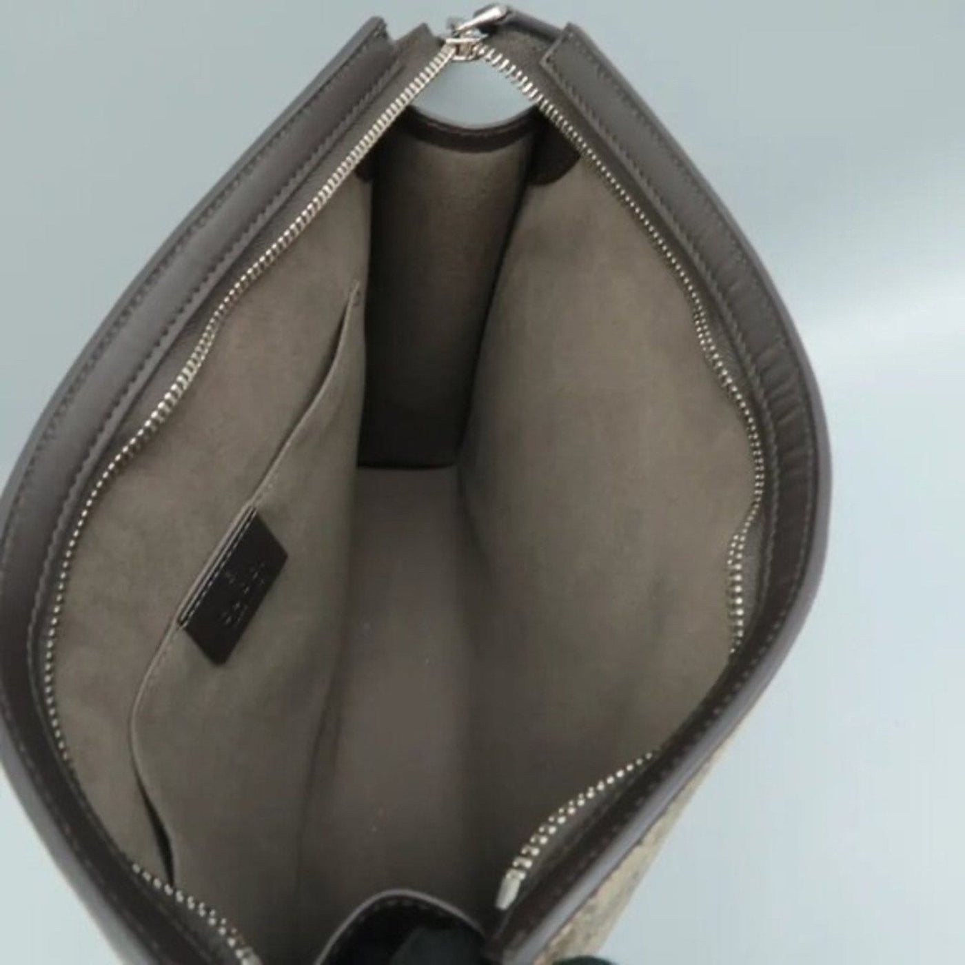 Authentic GUCCI Brown GG Canvas Clutch Bag Lux - 350 - 092225 - Luxury Cheaper LLC