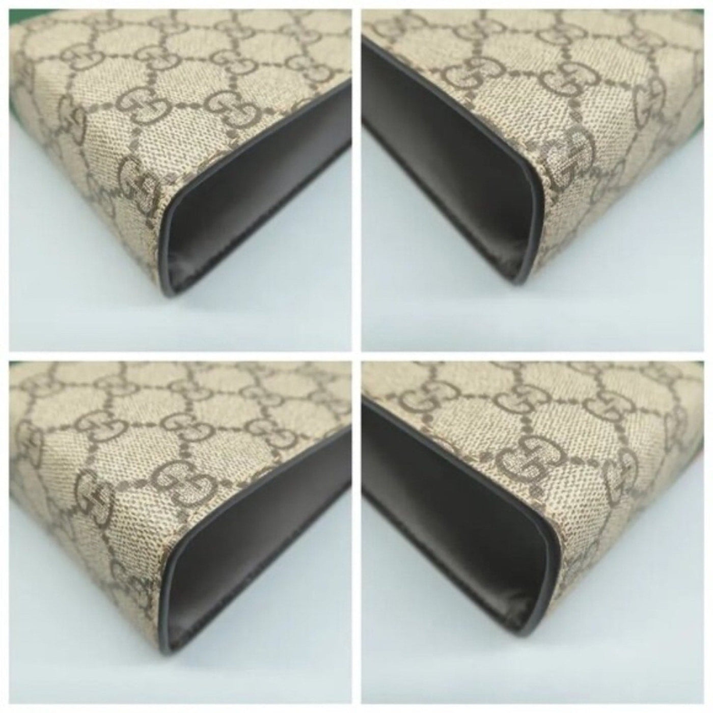 Authentic GUCCI Brown GG Canvas Clutch Bag Lux - 350 - 092225 - Luxury Cheaper LLC