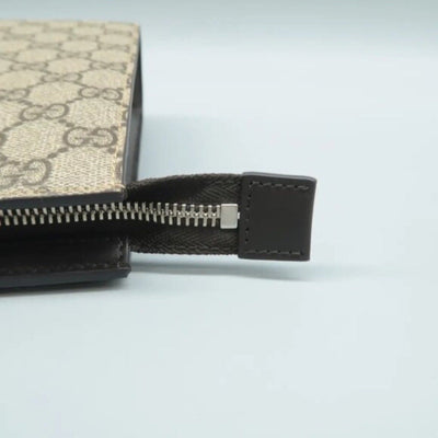 Authentic GUCCI Brown GG Canvas Clutch Bag Lux - 350 - 092225 - Luxury Cheaper LLC