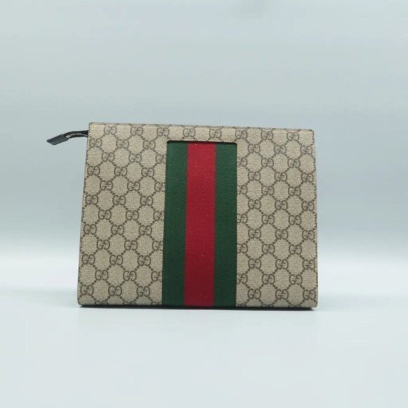 Authentic GUCCI Brown GG Canvas Clutch Bag Lux - 350 - 092225 - Luxury Cheaper LLC
