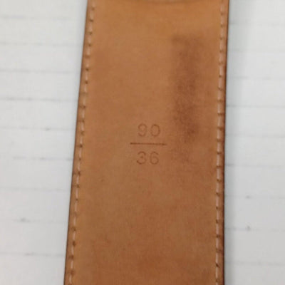 Authentic Louis Vuitton Silver Brown Monogram Belt Unisex lux228 - 092225 - Luxury Cheaper LLC