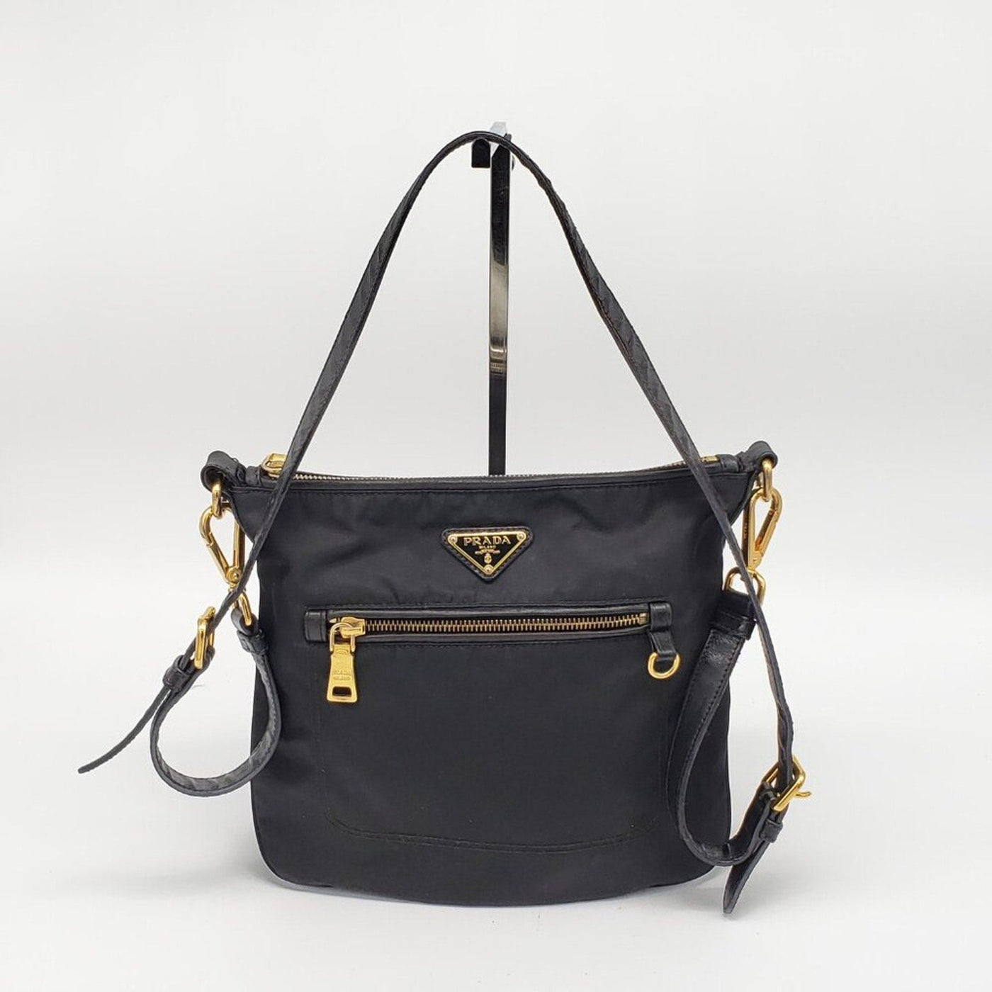 Authentic Prada Tessuto Nylon Shoulder Bag - Luxury Cheaper LLC