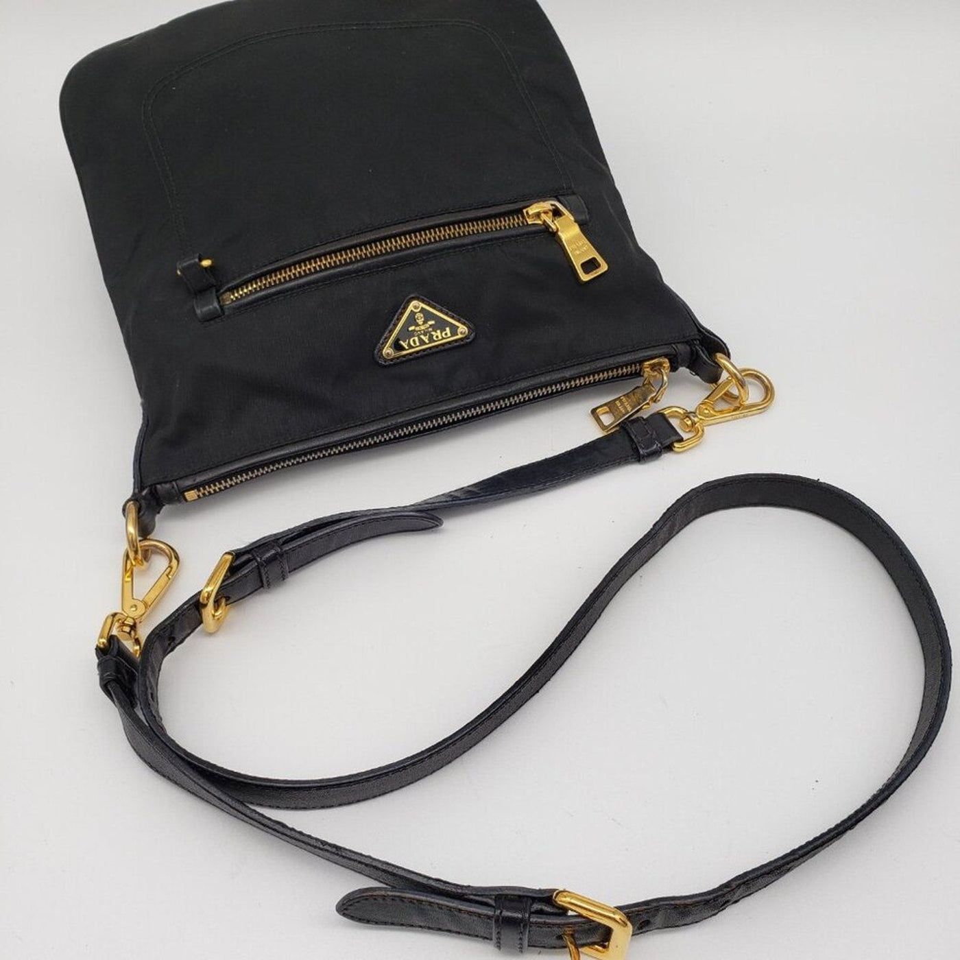 Authentic Prada Tessuto Nylon Shoulder Bag - Luxury Cheaper LLC
